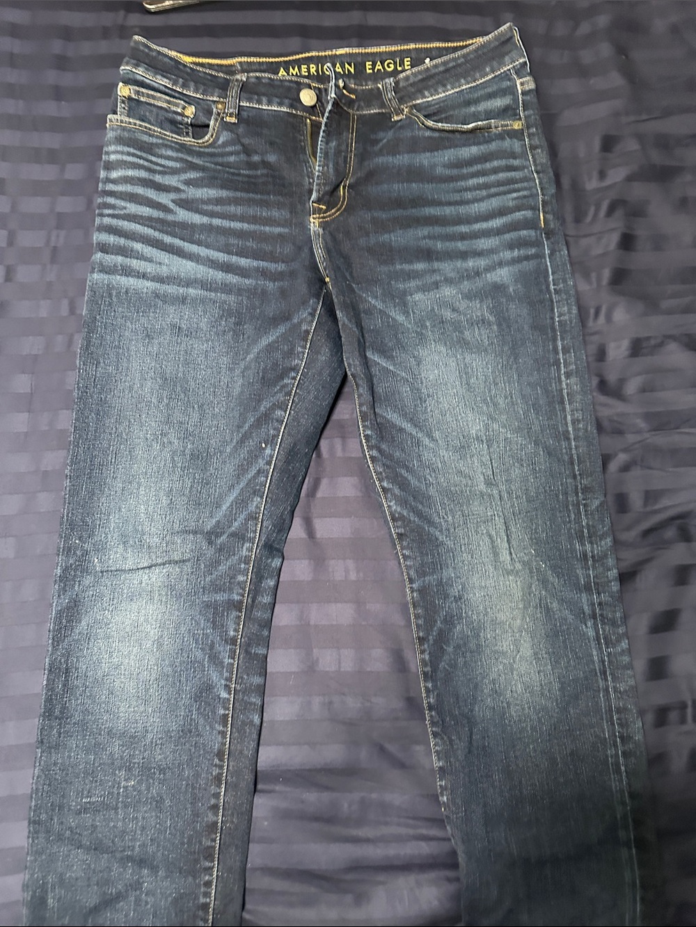 American Eagle Outfitters Men’s Blue Slim Straight Jeans